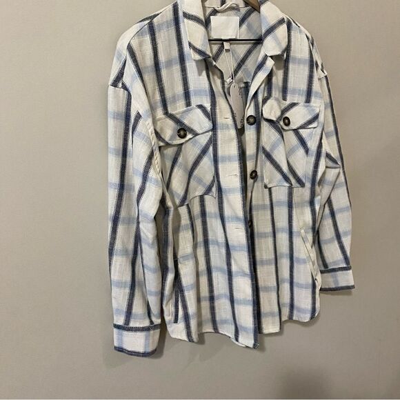 Ashley by 26 international Square It Up Plaid Shacket - Picture 3 of 9